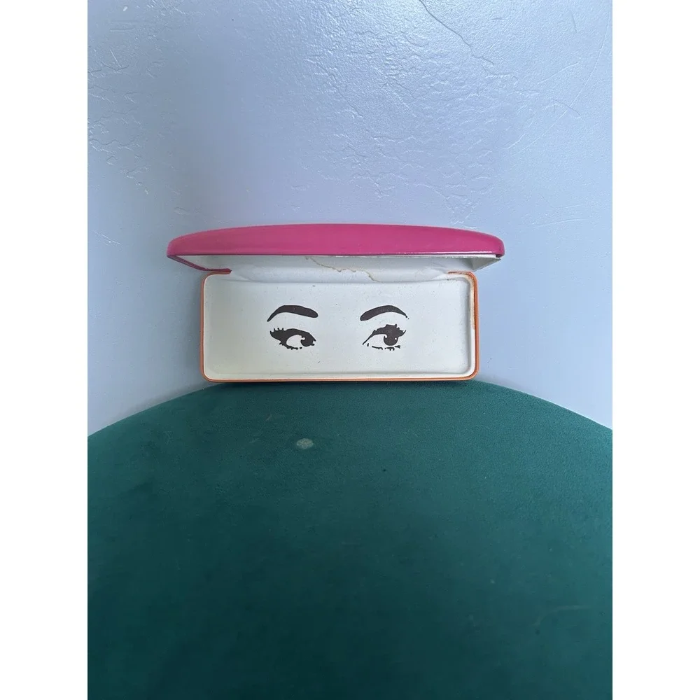 Kate Spade Eyeglasses Sun Glasses Case Pink and Orange Hard Clamshell Case Only